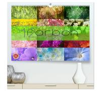 12 Farben (hochwertiger Premium Wandkalender 2026 DIN A2 quer), Kunstdruck in Hochglanz: 12 Farben begleitet Sie durch das Jahr mit 12 der schönsten Farben der Natur