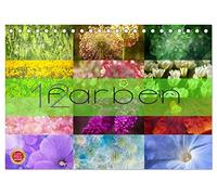 12 Farben (Tischkalender 2026 DIN A5 quer), CALVENDO Monatskalender: 12 Farben begleitet Sie durch das Jahr mit 12 der schönsten Farben der Natur