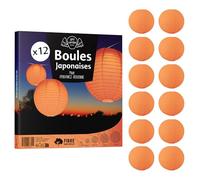 12 farolillos de papel de 30 cm de coral - colgante de bola de papel de 30 cm (12 pulgadas), tipo linterna japonesa para decoración de boda, 12 piezas, el imprescindible de la gama de lámparas de