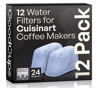 12 filtros de agua para cafeteras Cuisinart, se adapta a todas las cafeteras Cuisinart, filtros de agua de carbón de repuesto para Cuisinart
