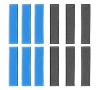 12 filtros de aire de repuesto mini divididos compatibles con Mitsubishi Electric MAC-2300FT-E MAC-3000FT-E, 8.3 pulgadas, sin marcos