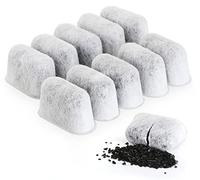 12 filtros de carbón activo para cafeteras Beem AEG Klarstein Cuisinart y Domo