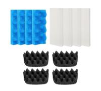 12 filtros de cartucho para Fluval 306/307 Bio Foam, repuesto de medios de filtro de acuario (12 filtros de recipiente 306/307)