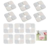12 Filtros De Repuesto Para Fuente De Agua Para Gatos Compatibles Con Catit PIXI Triple Sistema De Filtración Con Carbón Activado, Resina De Intercambio Iónico Y Algodón, Para Agua Limpia Y Fresca