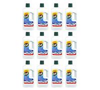 12 Fraconi Cif Gel de baño detergente deja las superficies brillantes y lisas.