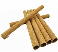 12 fundas de perca de arena para pájaros, cubiertas de perca de arena de 10x0.8 pulgadas para pájaros, cubiertas de perca grandes, palillo de molienda de patas de madera natural