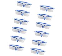 12 gafas para laboratorio de química, siega, carpintería, pintura, gafas de protección ocular