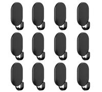 12 Ganchos De Acero Inoxidable, Ganchos De Pared Adhesivos, Percheros, Ganchos Multifuncionales, Ganchos Impermeables, Adecuados Para Baño, Cocina, Sala De Estar