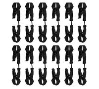 12 ganchos para guantes de trabajo para colgar guantes de trabajo para gafas, cascos, abrazaderas, camping, trabajo, jardinería, cierre