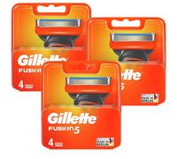 12 Gillette Fusion 5 Afeitar Con Präzisions-trimmer para Exacta Contorno