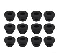 12 gomas de soporte para ollas para varillas de 5 mm, placa de silicona negra para reemplazos de anillo, estabilizadores de utensilios de cocina resistentes al calor para Smev para Thetford Spares