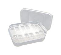 12 Grid Reptile Hatchery Case - Clear Amphibian Incubation Box for Snake, Turtle, Gecko, Lizard Eggs, Pet Breeding Organizer for Monitoring, Hatching, Display, Portable Transparent Tray for Bearded