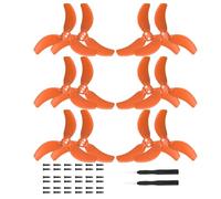 12 hélices Avata 2 for dji Avata 2, Accesorios de Repuesto for hélices silenciosas (Negro)(Orange)