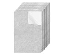 12 hojas de fieltro autoadhesivas, tela de fieltro gris con respaldo adhesivo, fieltro adhesivo rígido, hojas de fieltro de 11.8 x 7.9 pulgadas para forro de cajón para joyero, fabricación de