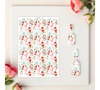 12 hojas de papel de transferencia con temática de Navidad y Halloween para arcilla polimérica, hojas de transferencia de 14 x 8 cm, arcilla polimérica, papel de transferencia de arcilla polimérica