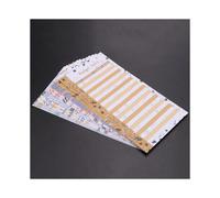 12 hojas de presupuesto para carpeta de presupuesto A6, para libro de caja y libro mayor, para billetera