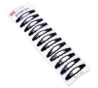12 horquillas negras simples para el pelo para niñas, horquillas para el pelo, diademas para mujer, accesorios para el cabello