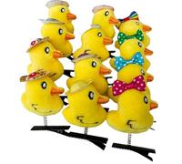 12 horquillas únicas de pato, suaves y divertidas, accesorio de pelo de moda para mujeres y niñas, uso diario