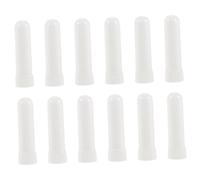 12 Inhaladores de Aromaterapia de Plástico Blanco, 12 Piezas