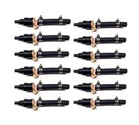 12-Juego de inyectores de combustible combinados de flujo mejorado Compatible con Jaguar XJS 5.3L XJS 0280150161