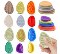 12 juguetes sensoriales antiestresos, piedras de texturas relajantes para niños autistas - Fidgets discretos para recompensas en el aula