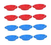 12 Juntas de Sellado para Botellas Tapón de Rosca Material Resistente Colores Rojo y Azul Compatibles Botellas de Cerveza y Jugo Repuesto Práctico Antileak para Uso Doméstico