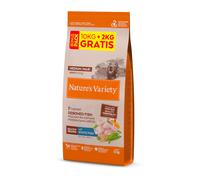 12 kg (10 + 2 kg ¡gratis!) Nature's Variety Healthy Grains Adult Medium Maxi Pescado Blanco pienso para perros