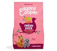 12 kg Edgard & Cooper Puppy Pato y Pollo pienso para perros grandes