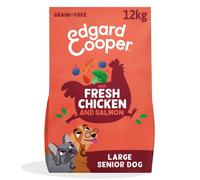 12 kg Edgard & Cooper Senior Salmón Noruego y Pollo pienso para perros grandes