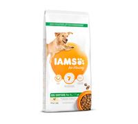 IAMS Alimento seco para perros de razas grandes con pollo fresco, comida seca para perros adultos de más de 1 año, 12 kg