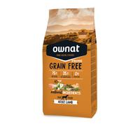 12 kg Ownat Prime Grain Free Adulto Cordero pienso para perros