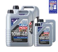 12 L Original Liqui Moly MOS2 LEICHTLAUF 10W-40 Para ACEA A3 B4 API SL Ford