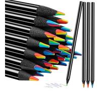 12 Lápices Colores, 7 in 1 lápices de colores para adultos, Crayons à papier de qualité supérieure, regalos para bolsas de fiesta