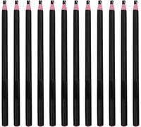 12 lápices de grasa de cera, marcadores de porcelana, crayones autoafilables negros para vidrio, metal, madera, cerámica, cuero, tela, superficies no porosas, herramientas de marcado de jardín para