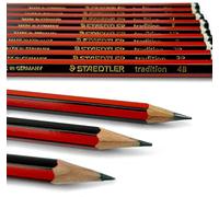 12 lápices dibujo Staedtler, los tamaños más populares - 6B 5B 4B 3B 2B B HB FH 2H 3H 4H