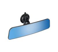 12' Large Anti Glare Rear View Mirror with Suction Cup, Stick On Universal Frameless Inside Rearview Blue Mirror with Panoramic Wide Angle Mounted On