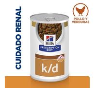 Hill´s Prescription Diet K/d Kidney Care Estofado Pollo Y Verduras Perro Latas 156 Gr