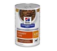 12 latas x 156 g Hill's Prescription Diet Urinary Care c/d Estofado de Pollo y Verduras lata para perros ¡Pack ahorro!