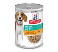 Hills Science Plan Perfect Weight alimento húmedo perro sabor pollo y verduras - lata - Lata de 360 gr