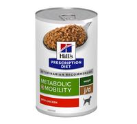 12 latas x 370 g Hill's Prescription Diet Canine j/d Metabolic + Mobility lata para perros ¡Pack ahorro!
