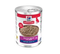 0.37 KG 370 g Hill's Science Plan Mature Adult 7+ Ternera en Paté lata para perros