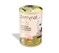 12 Latas x 400 g Dibaq Perrynat Lata Grain Free Pollo con champiñones y Zanahoria para perros