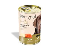 12 Latas x 400 g Dibaq Perrynat Lata Grain Free Salmón y Patata para perros