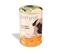 12 Latas x 400 g Dibaq Perrynat Lata Pollo, Cerdo y Calabaza para perros