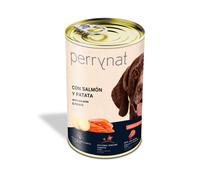 12 Latas x 400 g Dibaq Perrynat Lata Salmón y Patata para perros