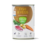 12 latas x 400 g Natura Diet Pescado y Verduras latas para perros ¡Pack ahorro!