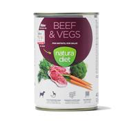12 latas x 400 g Natura Diet Ternera y Verduras latas para perros ¡Pack ahorro!