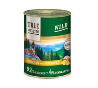 12 latas x 400 g True Origins Wild Adult Pollo y Piña lata para perros ¡Pack ahorro!