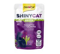 12 latas x 70 g Gimcat GimCat atún y salmón en caldo sobre para gatos ¡Pack ahorro!