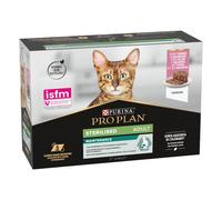 Purina Pro Plan Gato Adulto Lata Sterilised Maintenance Terrina con atún y salmón - Pack 12 Latas 85 gr